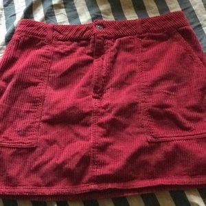 Red Abercrombie skirt. Worn once